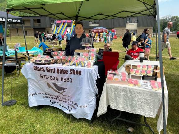 Barbara Centi of Black Bird Bake Shop was among the vendors.