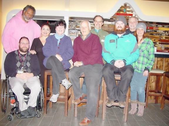 ASPMC Board of Directors- Front: Peter Gagliardo, Maria Bournias, Buffy Whiting, John Whiting Tim Stone and Louise Staley. Back: Derrick Washington, Mountain Creek VP/GM Charles Blier and Program Supervisor Stephen Baumann