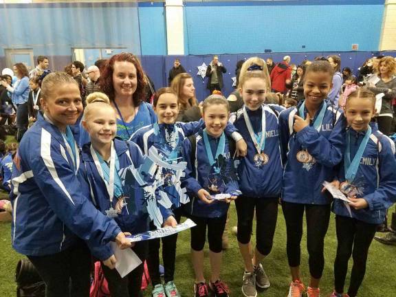 Giant Gymnastics has a banner year The first-place silver team at Chelsea Piers, Conn.