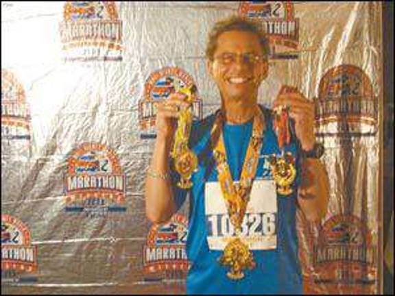 Three-medal winner Three-medal winner