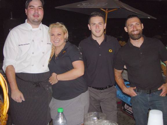 Black Bear hosts Bourbon, BBQ party Chef Andy Lagana Jr. & staff provided the GREAT BBQ feast.