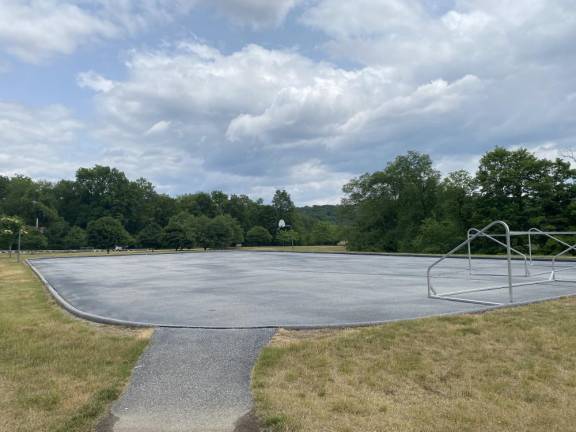 Four pickleball courts will be built on a basketball court in Woodbourne Park in Wantage.