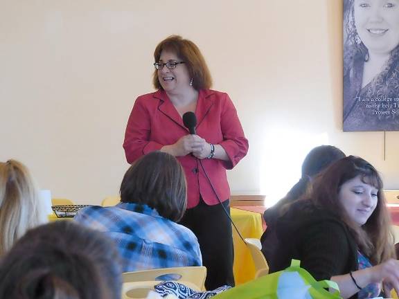 Life Change Strategist, Coach and Motivational Speaker Diana Perez discussed the importance of laughter and mindfulness at Project Self-Sufficiency’s recent Special Needs Resource Fair.