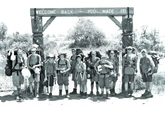 Scouts trek 82 miles through Colorado Scouts from Hamburg Troop 48 and Wantage Troop 153 after they completed the 82-plus-mile trek back to base camp.