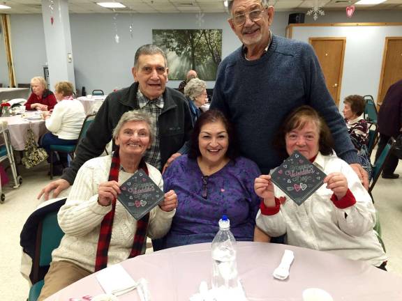 Vernon seniors hold Valentine's Day lunch