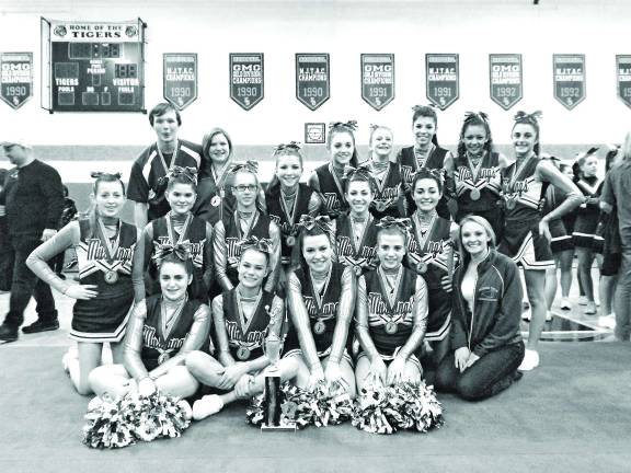 Congratulations to the Sussex Tech Mustangs The Sussex Tech Mustangs cheerleading squad.