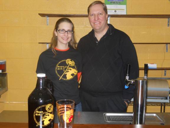 Photo by Alexis Tarrazi Erik and Heide Hassing, owners of Angry Erik Brewing in 2014.