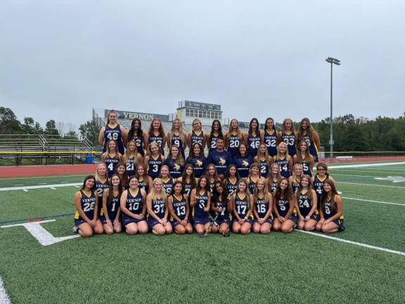 The Vernon Township High School field hockey team had a record of a strong overall record of 12-7-1 last year. (Photo by Kieran Killeen)