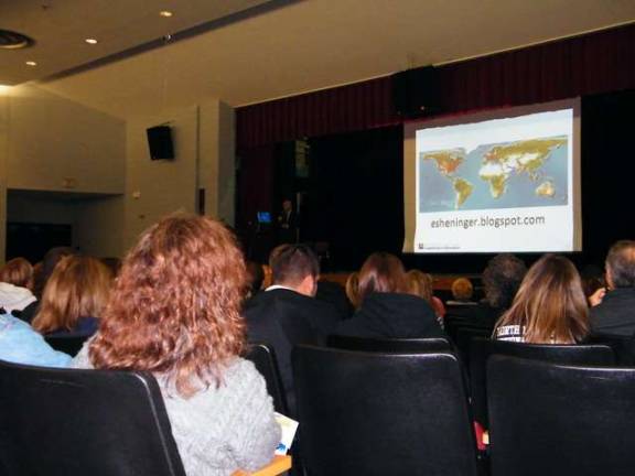 More than 375 educators from the tri-state area attend the Google-endorsed summit at High Point Regional High School on Oct. 13. The event featured keynote address speaker Eric Sheninger, author of 'Digital Leadership'