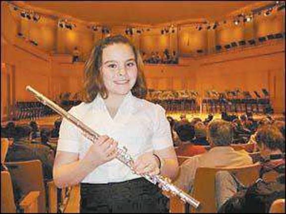 Local student plays in flute choir Local student plays in flute choir