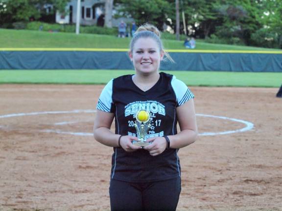Jordyn Martin was named the most valuable player for the Black all stars after she finished 3-for-4 with a double and a run scored.