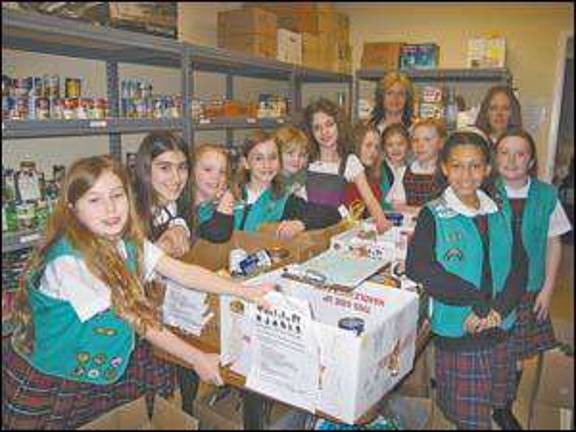 Local Scouts hold food drive Local Scouts hold food drive