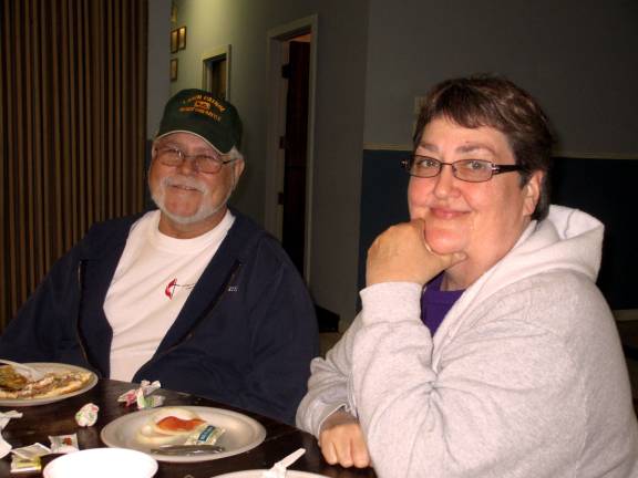 Sussex Elks host summer barbecue Warren Gaskill with wife Kathy of Frankford enjoying their BBQ dinner at the Sussex Elks Lodge 2288 May 25.