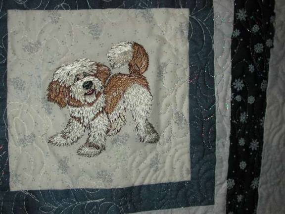 A cute dog pattern.