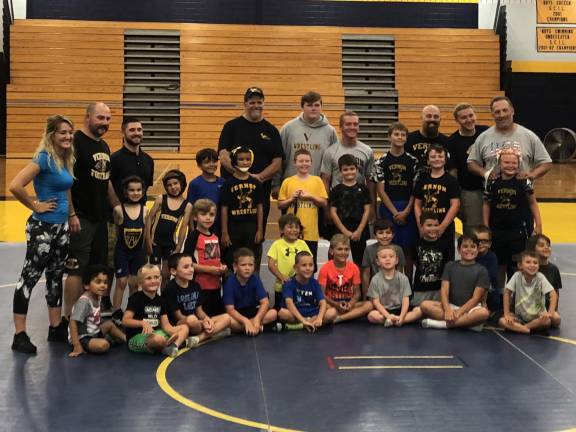 The Vernon Wrestling Program held an open house for all interested wrestlers on Aug. 23 at Vernon Township High School. Coaches from the high school, middle school and PAL worked collaboratively to run the event. Organizers said there was a great turnout