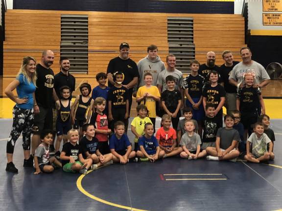 Vernon wrestling program holds open house The Vernon Wrestling Program held an open house for all interested wrestlers on Aug. 23 at Vernon Township High School. Coaches from the high school, middle school and PAL worked collaboratively to run the event. Organizers said there was a great turnout