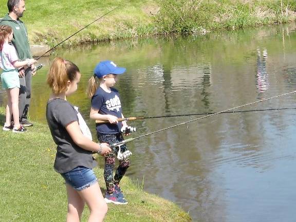 A beautiful day for fishing Fishing requires patience (Photo by Janet Redyke)