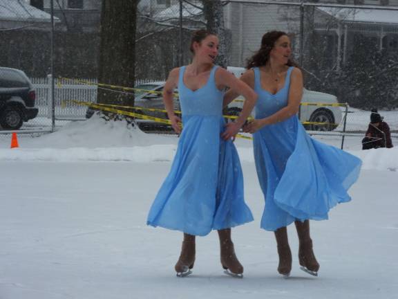 Winter Lights festival in Milford this weekend Professional ice skaters perform for the main event at a past Winter Lights Festival (Photo by George Leroy Hunter)