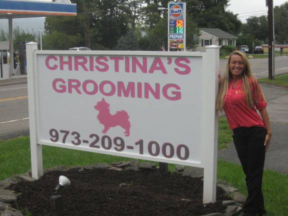 New grooming shop to open on Route 94 PHOTOS BY JANET REDYKEChristina Holtz is excited about her new business opening on Sept. 15.