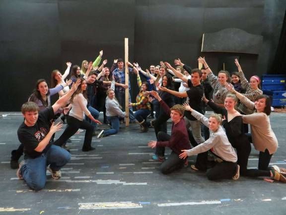 Wallkill Valley students to perform 'Crazy For You' The cast poses at the end of "Slap That Bass."