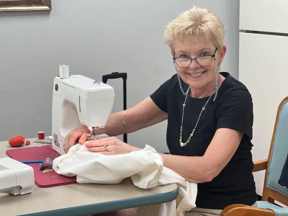 Homes away from home Sewing at Bristol Glen in Newton, N.J.