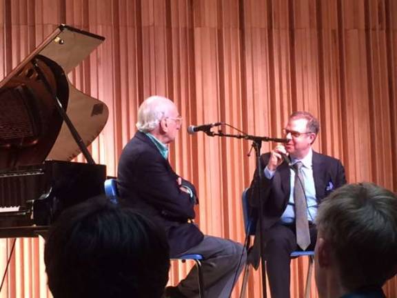 Mr. Dick Hyman (left and at piano) and Mr. Bill Charlap