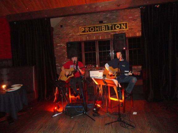 Entertainment at the event was provided by Mike and Eddie from Supernova playing an all acoustic set.