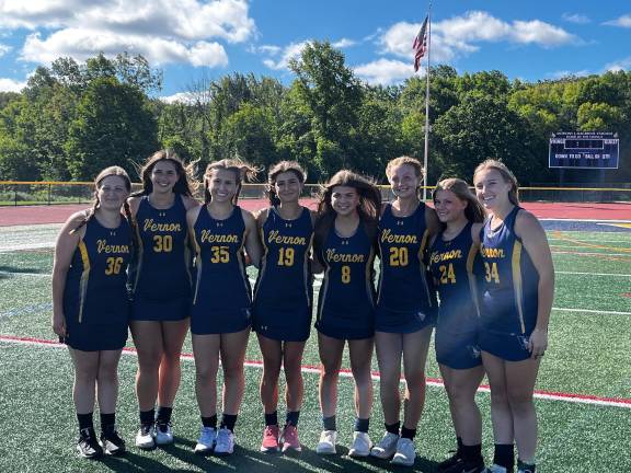 Vikings win season opener <b>Seniors on the Vernon Township High School field hockey team are key to its success, the coach says. (Photo by Kieran Killeen)</b>