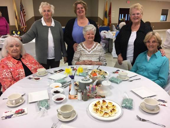 Tea party honors former auxiliary members