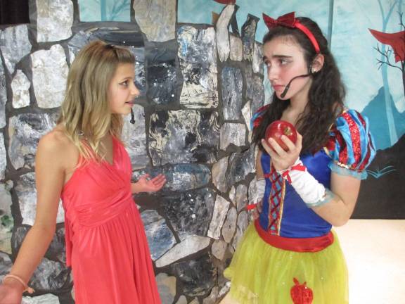 Glen Meadow school goes 'Into the Woods' Photo by Viktoria-Leigh Wagner Emily Bray, 13, and Gabriella Salvemini, 13, as Sleeping Beuaty and Snow White.