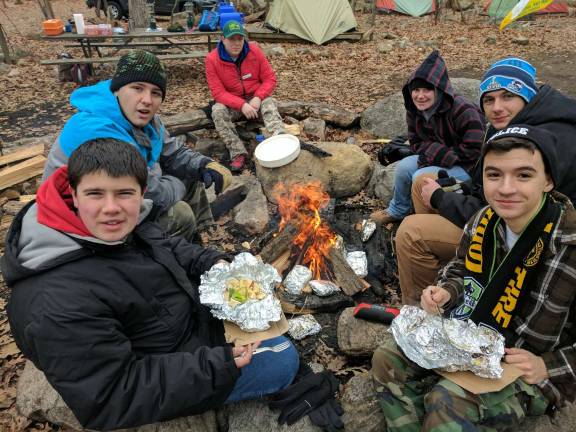 Byram Venture Scouts Crew 276 wins big at Klondike Derby in Stanhope Crew 276 of Byram.