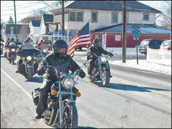 Riders brave New Year's chill for good cause Riders brave New Year's chill for good cause