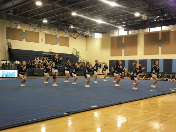 Local cheerleaders shine in regional competition The West Milford Senior Rec. cheerleaders perform. They won second place in the senior rec category. The Sparta Spartans Snowball Cheerleading Competition took place on Sunday, January 5, 2014 at Sparta High School. Teams from schools in the tri-state area participated in the Sparta Township, N.J. school event.