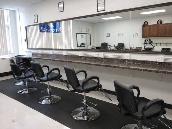 Vernon starts cosmetology program New Cosmetology "Salon" Classroom at Vernon Township High School.