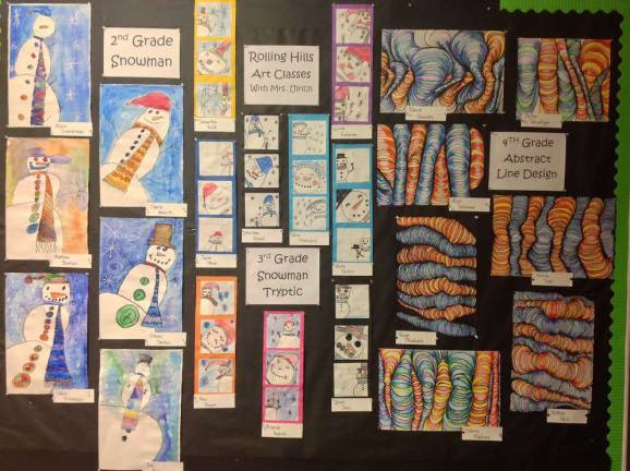 Rolling Hills students' art displayed