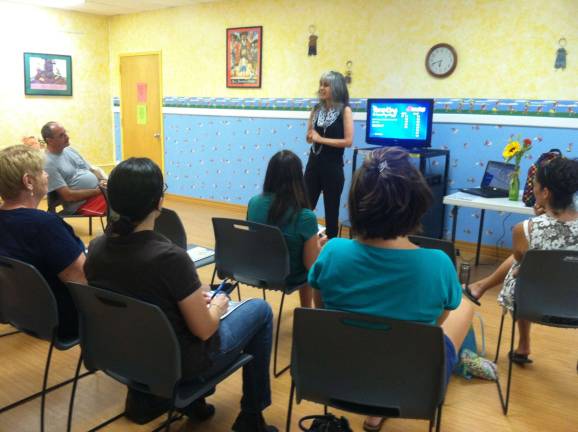 Parents invited to get their smile on Wendy Miller teaches parenting class.