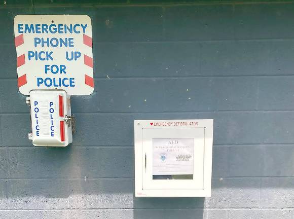 In case of an emergency, the community can find once of these boxes on a park building and access a variety of supplies.