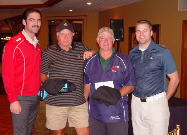 Crystal Cup Winners, Fred Staniewicz &amp; John Kochan with Event Coordinator Eric Wefer and GM Dan Hintzen