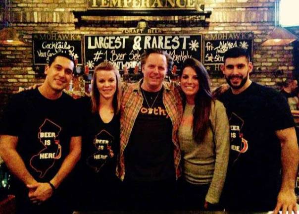 N.J. brewery unveils Sparta-only brew at Mohawk House Photos provided The Mohawk House staff with owner Augie Carton of Carton Brewing.