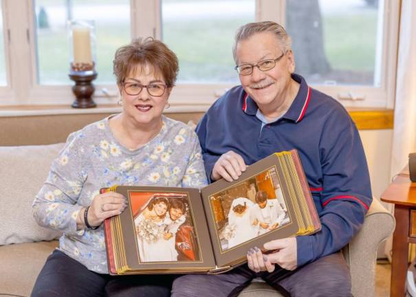 Terry and Ken Reilly of Vernon will celebrate their 40th wedding anniversary in May. (Photos by Sammie Finch)