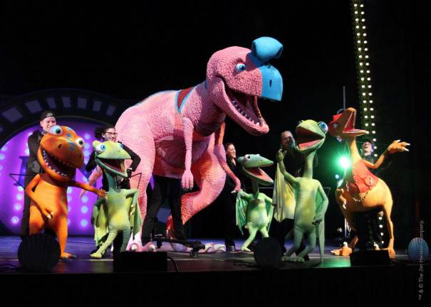 Jim Henson's Dinosaur Train Live! makes a stop in NJ Photos Courtesy: Brad Simon Organization Jim Henson's Dinosaur Train Live!, this children's performance based on the popular PBS Kids series will be performed at the Mayo Performing Arts Center on Sunday, Jan. 26 at 1:30 and 4:30 p.m. Tickets are $15 to 30.