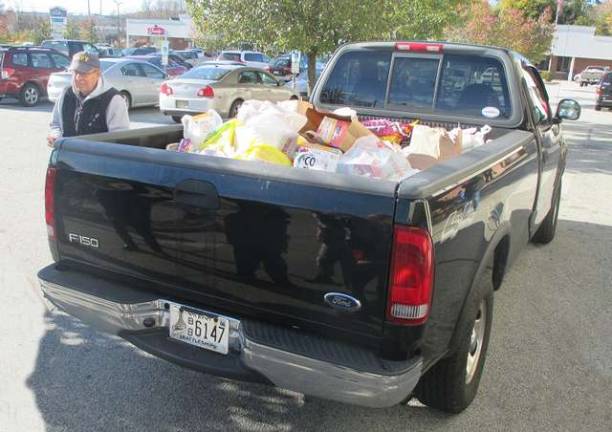 Wanderers Car Club food drive a success Wanderers Car Club food drive a success