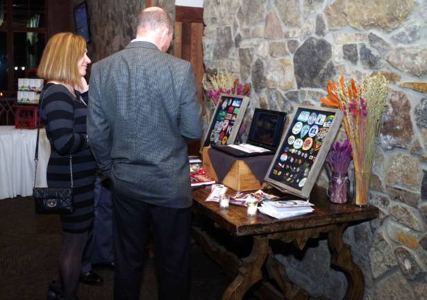 A variety of Mountain Creek/Vernon Valley/Great Gorge memorabilia was popular among the attending ski patrollers and guests.