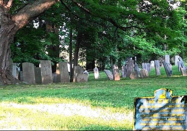 250th celebration begins <b>The Old School Baptist Church Cemetery, also known as the 1795 Cemetery and the OSBMH 1795 Cemetery, in Warwick, N.Y. </b>