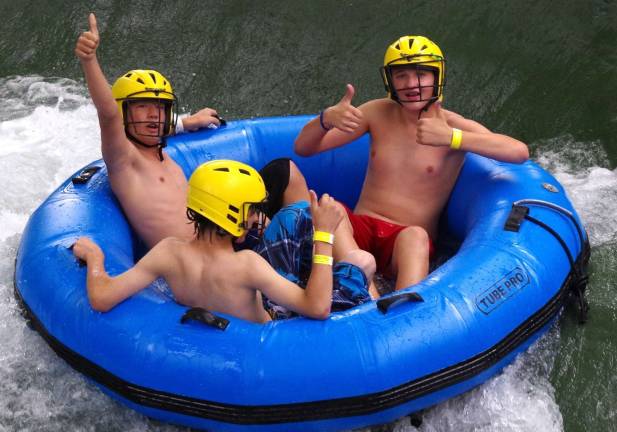 Action Park opens for the season Action Park opened last Saturday for the 2015 season. Helmets are required and supplied for riders on the Colorado River ride.