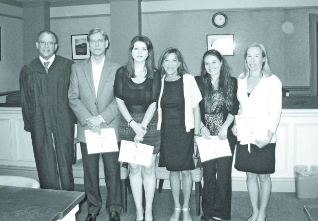 CASA volunteers sworn into their positions CASA volunteers sworn into their positions