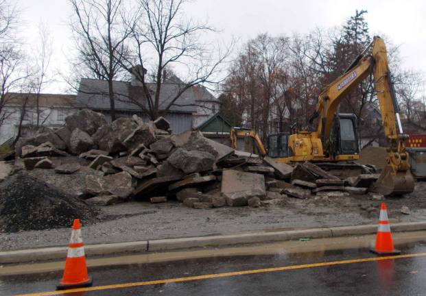 Water main breaks empty Sussex water system Rubble is cleaned up on New 23 Southbound