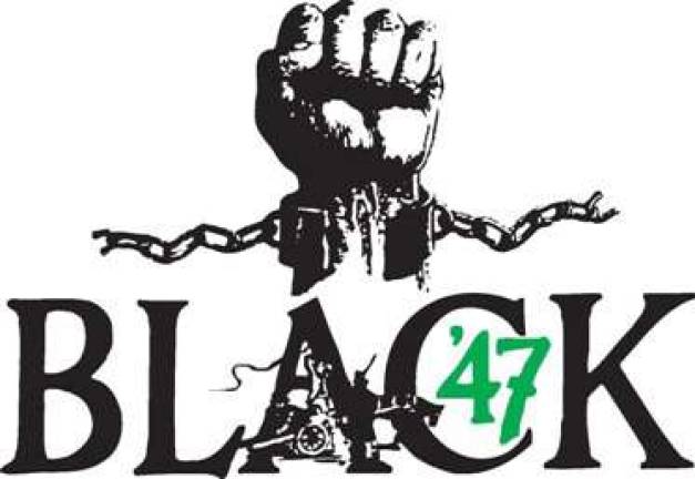 Black 47 to play Newton for the last time Black 47 logo.
