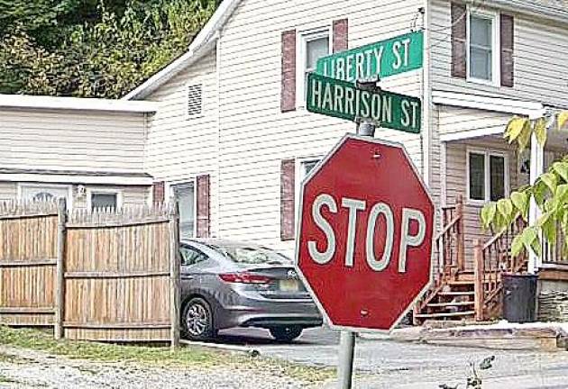 The corner of Harrison and Liberty streets.