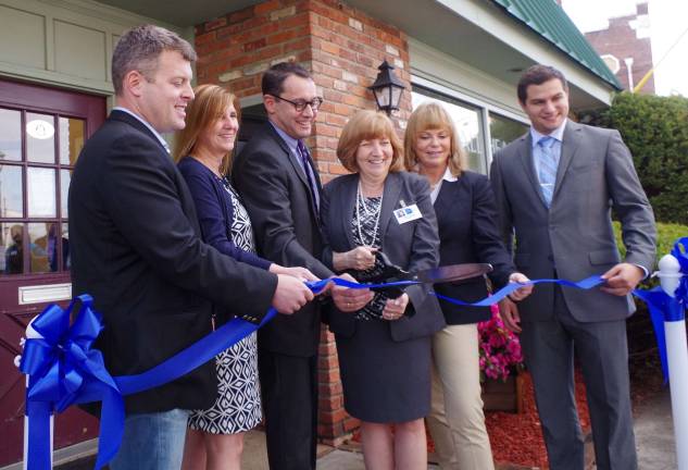 Affordable medical and dental care comes to Sussex County At the grand opening of Zufall Health in Newton were Newton Mayor Daniel Flynn, New Jersey Acting Health Commissioner Cathleen Bennett, Zufall Board Chairman Bill Shuler, Zufall President and CEO Eva Turbiner, Assemblywoman Gail Phoebus, and Rodrigo Bustamante representing New JerseyþÄôs Fifth Congressional District.